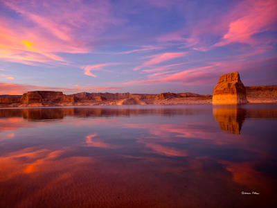 Lone Rock Beach Utah - 1175 Lake Powell Sunset